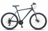 Велосипед 27,5' хардтейл STELS NAVIGATOR-700 V серый/синий, 21 ск., 21' V020